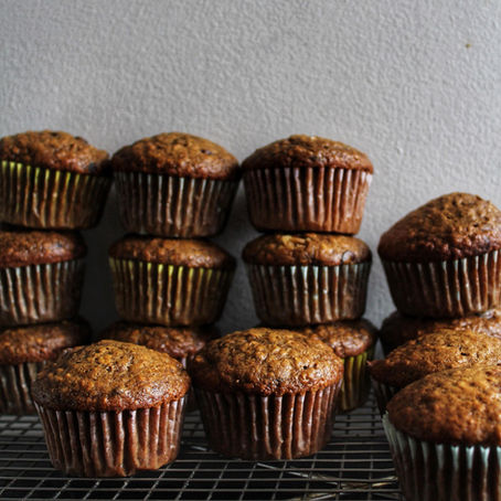Muffins à la banane et au café
