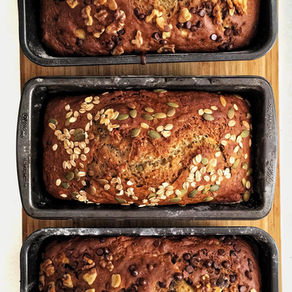 Pain aux bananes, deux façons 