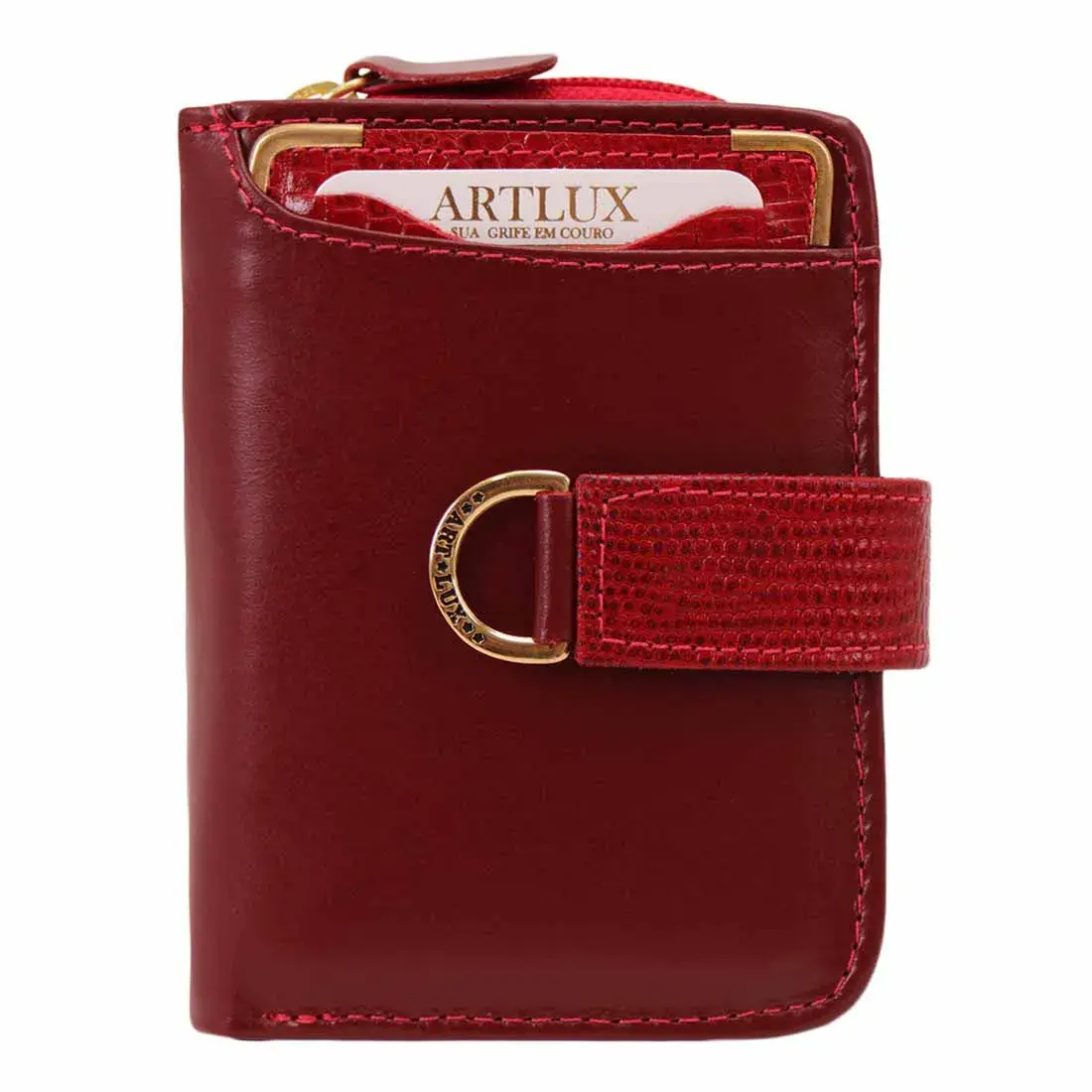 Carteira Feminina em Couro Artlux 332