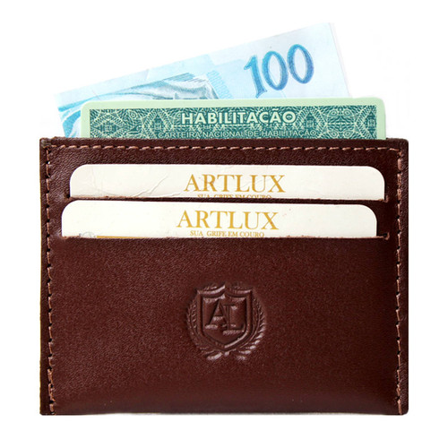 Porta Cartão em Couro Artlux | Artlux Premium