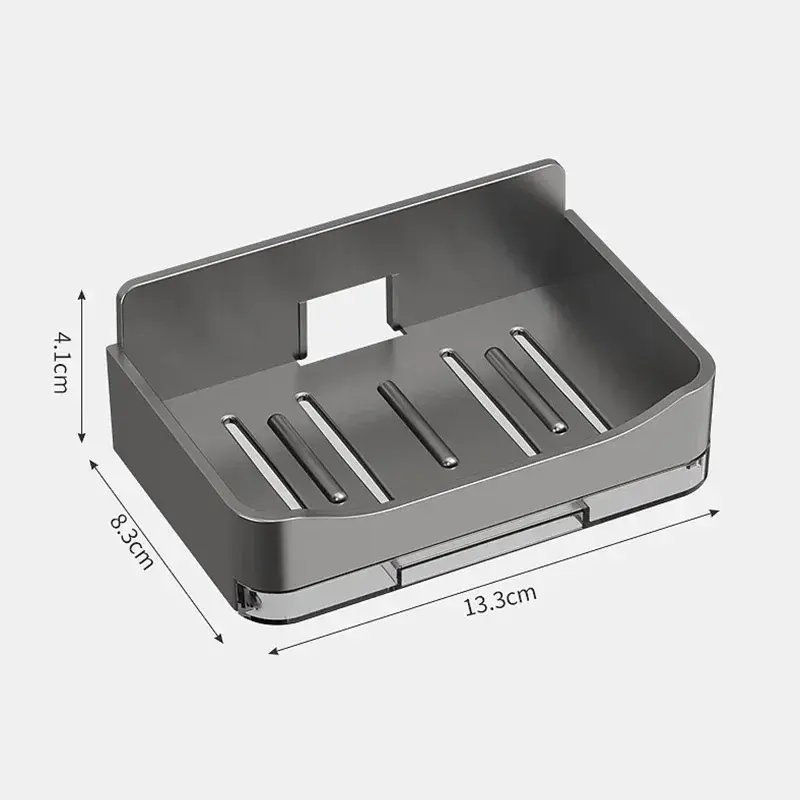Miniatura: Bathroom Soap Holder Free-Punching Wall Mounted Soap Sponge Holder Organizer