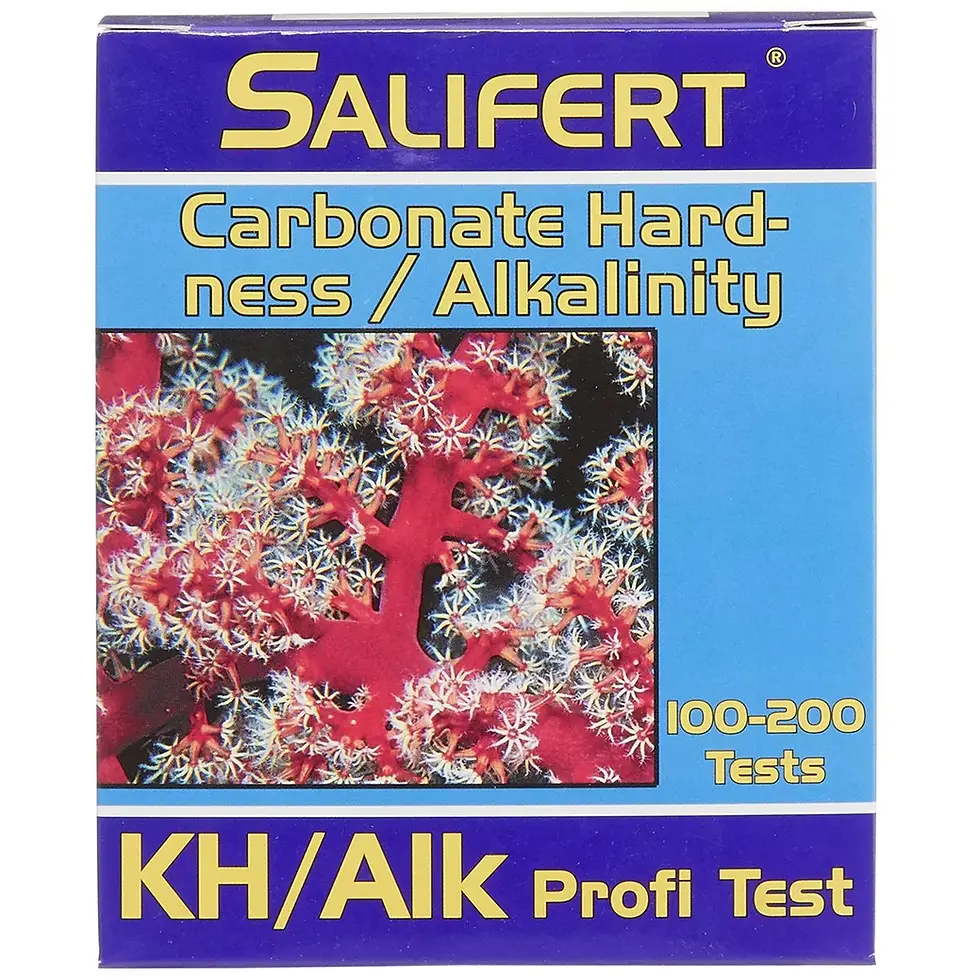 Salifert alkalinity test kit box