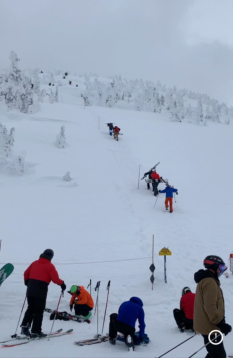 Revelstoke: they hike to get those turns. We skipped it that trip but it's a Must Do next time.