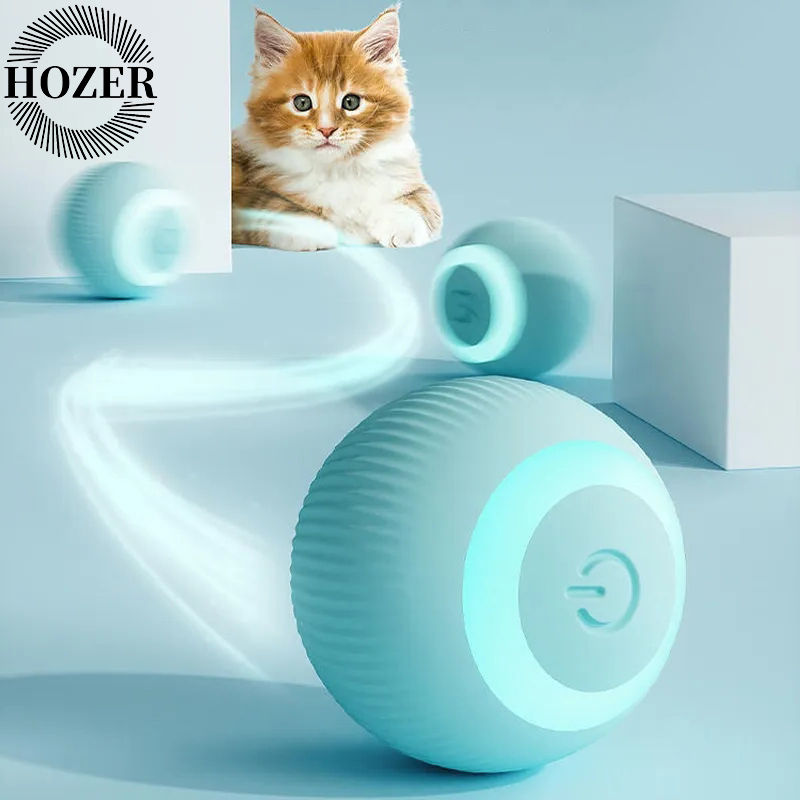 Cat Interactive Ball Smart Cat Toys Indoor Automatic Rolling Magic Ball Electron