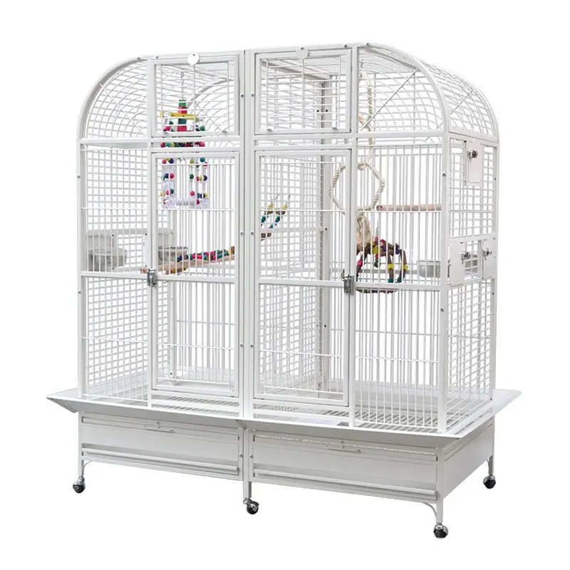 XL size breed birds villa decorative birds viewing cage arc shape removable indo