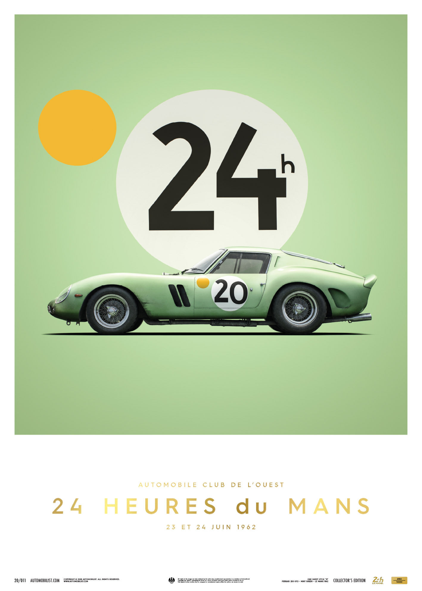 Ferrari 250 GTO - Green - 24h Le Mans - 1962 - Collector's Edition