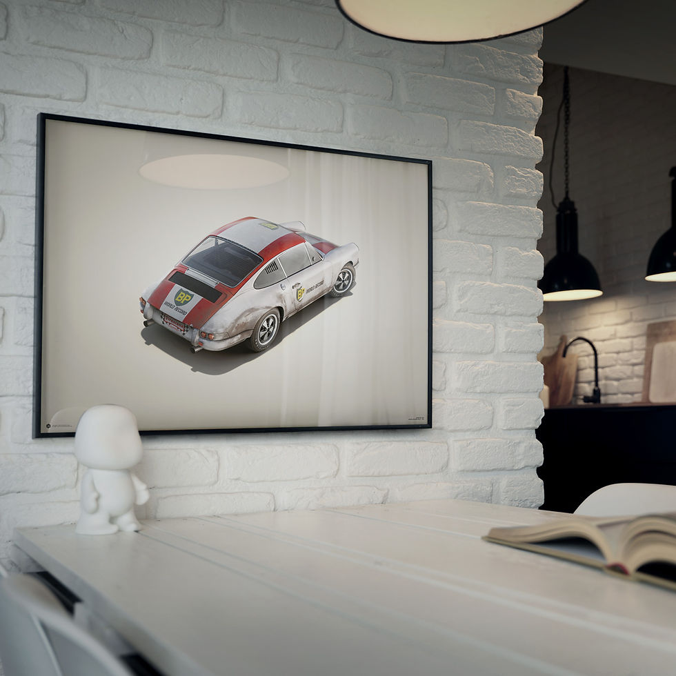 Thumbnail: Porsche 911R - BP Racing - Monza - 1967 - Colors of Speed Poster