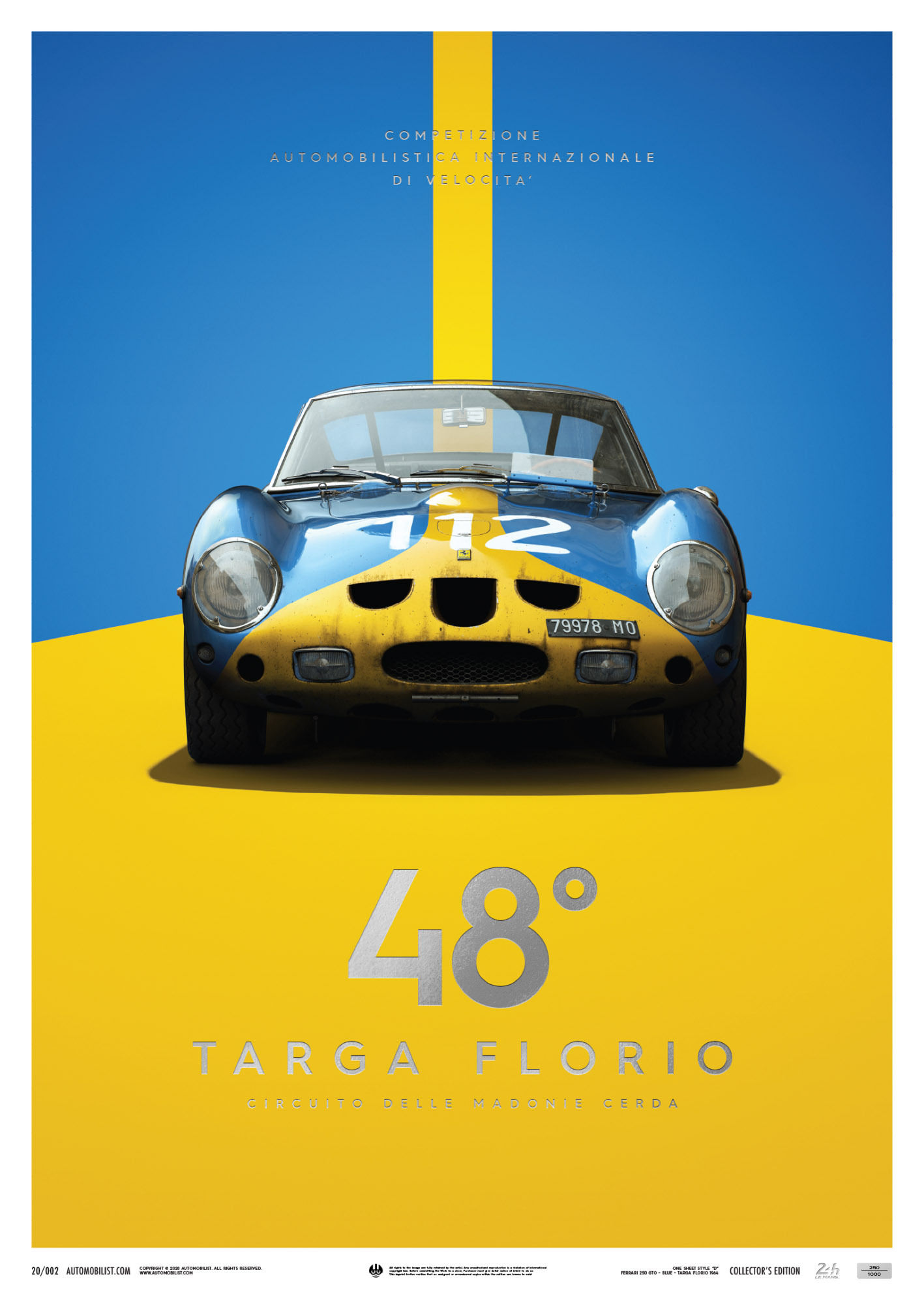 Ferrari 250 GTO - Blue - Targa Florio - 1964 - Collector's Edition