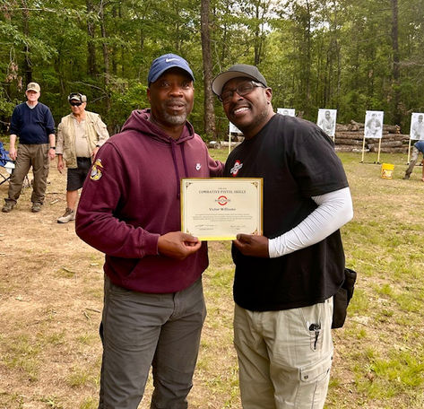Combative Pistol Course with Aqil Qadir (Range Master): Two days of great pistol training; firing over 650 rounds!