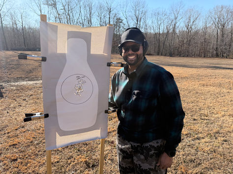 Great day of training and shooting on the range.