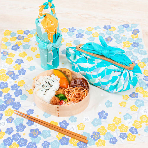 Miniaturbild: Furoshiki 50 Bio Himemusubi Türkis