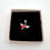 Miniaturbild:  Origami Trachtenschmuck Schmetterling Tsubaki Schwarz Rot