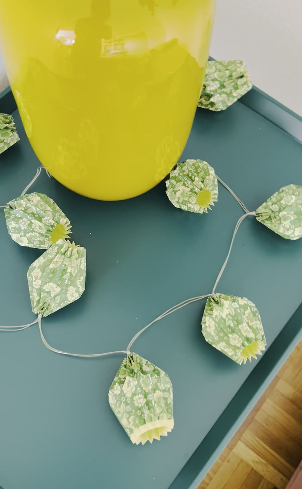 Miniaturbild: Lichterketten Plissea (Grün Blume)