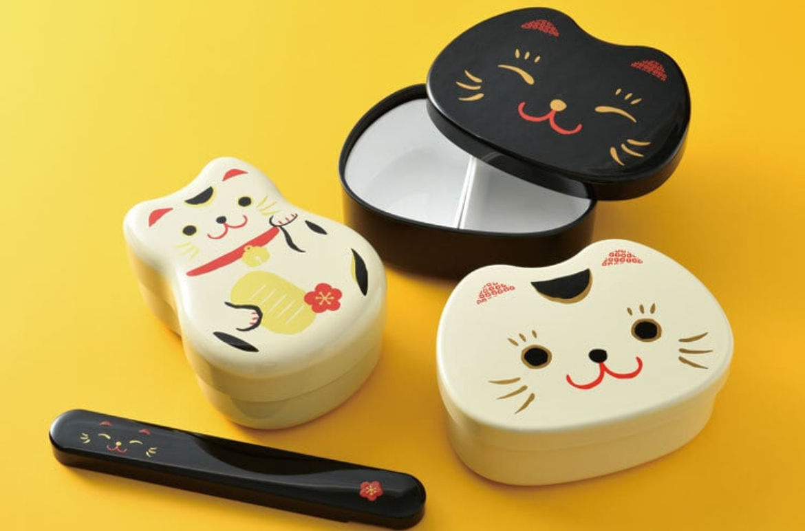 Bento box manekineko Kao Schwarz aus Japan Kawaii I/ Lunchbox /B