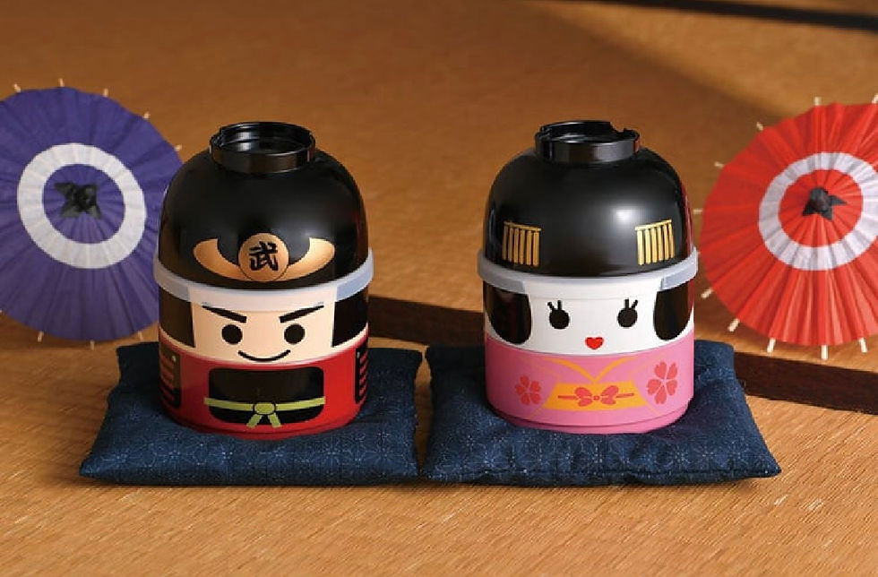 Miniaturbild: Bento box Kokeshi  Bushi aus Japan Kawaii I/ Lunchbox /Bentobox /Obento