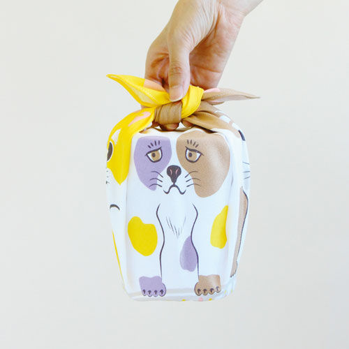 Miniaturbild: Furoshiki S coche Hund Japanisches Traditionelles Geschenktuch