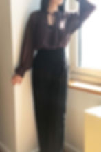 Thumbnail: Juliet Romantic Blouse(Burgundy)