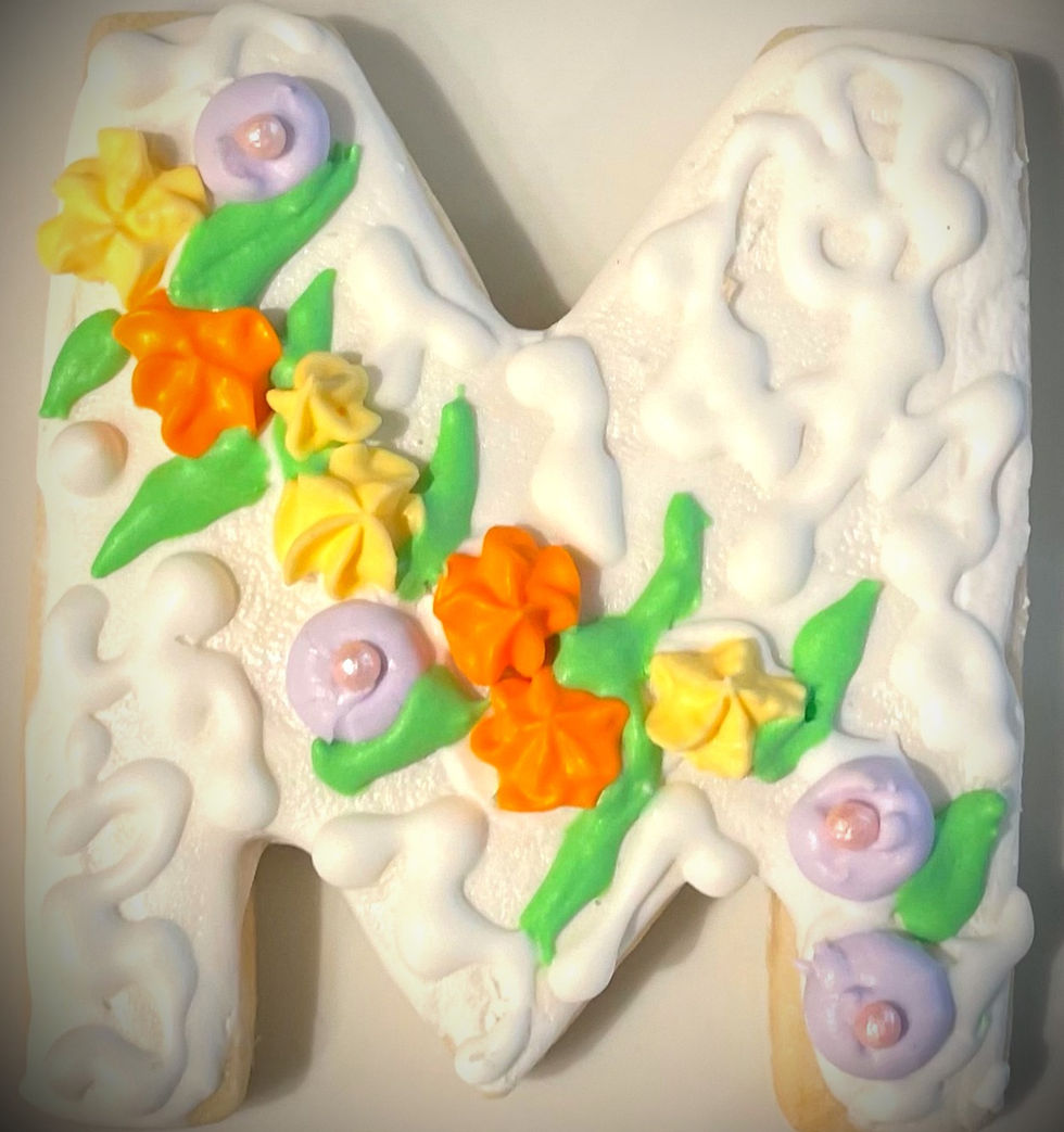 Letter Sugar Cookies Calgary Basketeers Personalized Sweet Messages