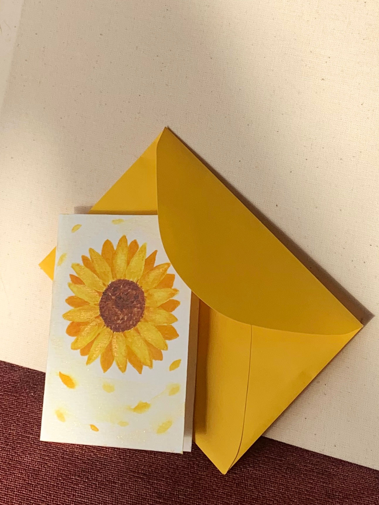 Cartão Girassol