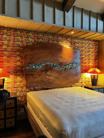 Thumbnail: mesquite fluorite crystal headboard