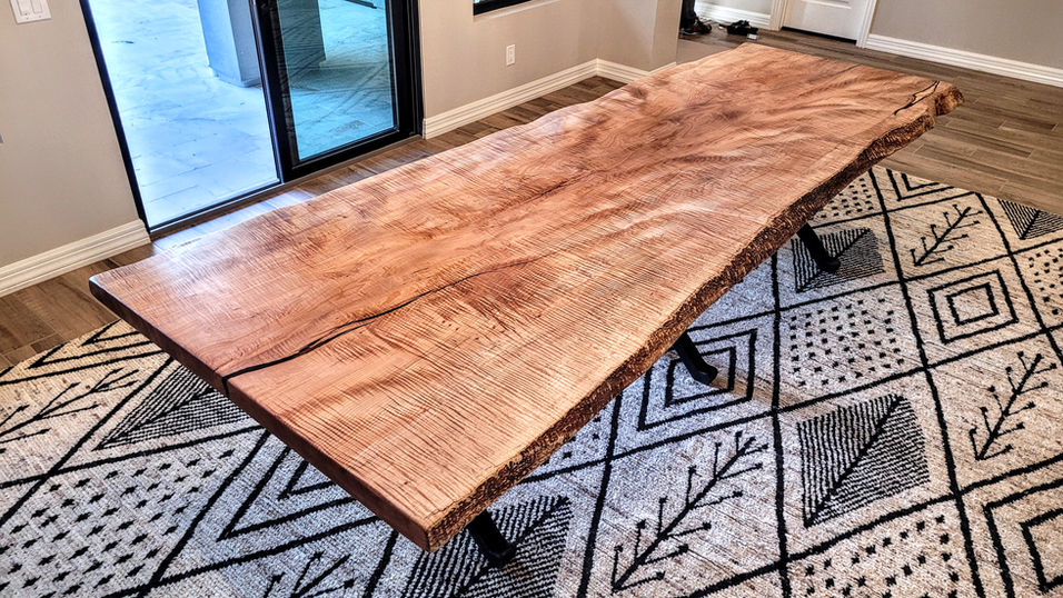 4x10ft live edge dining table