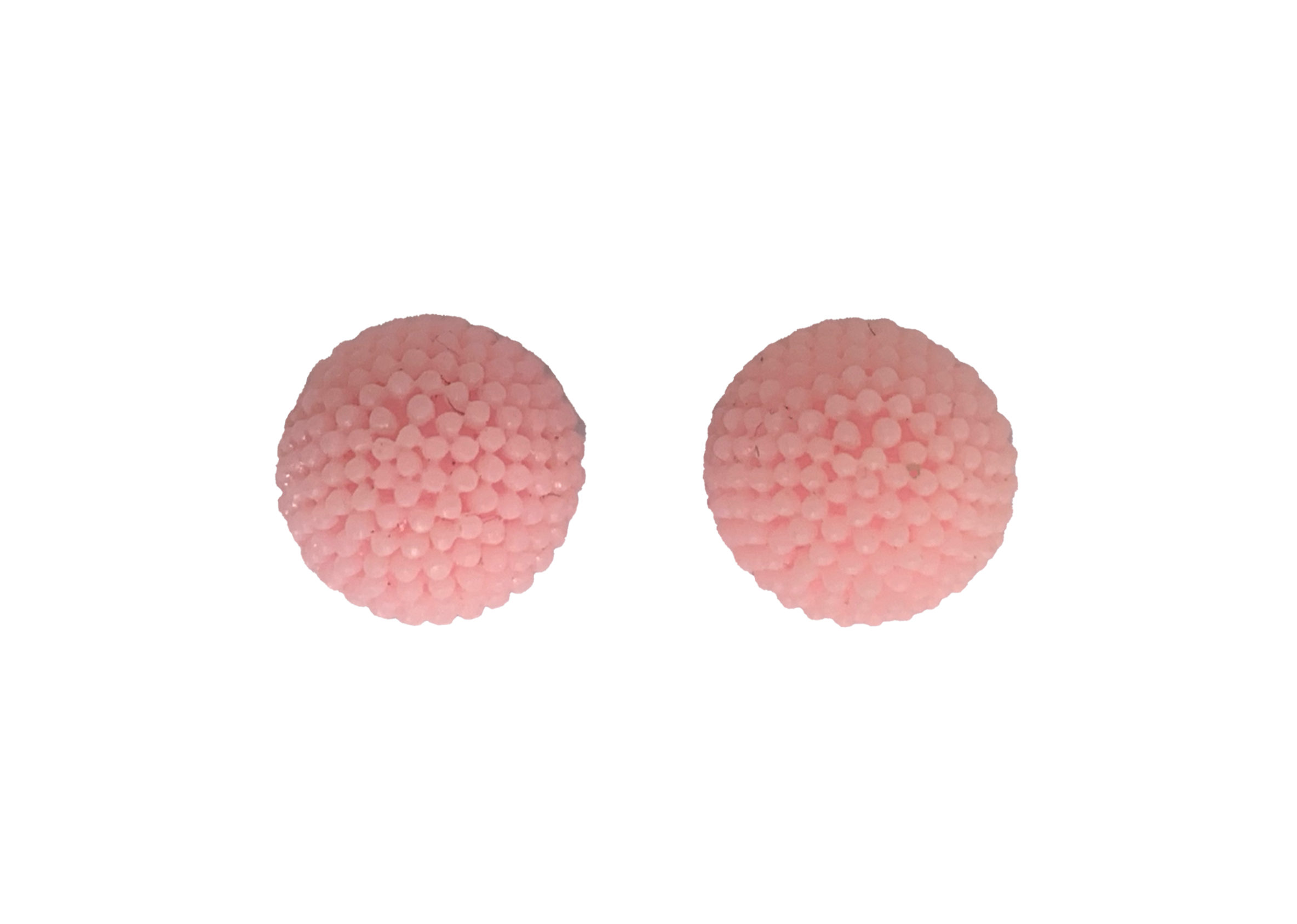 Blush Pink Bubble Studs