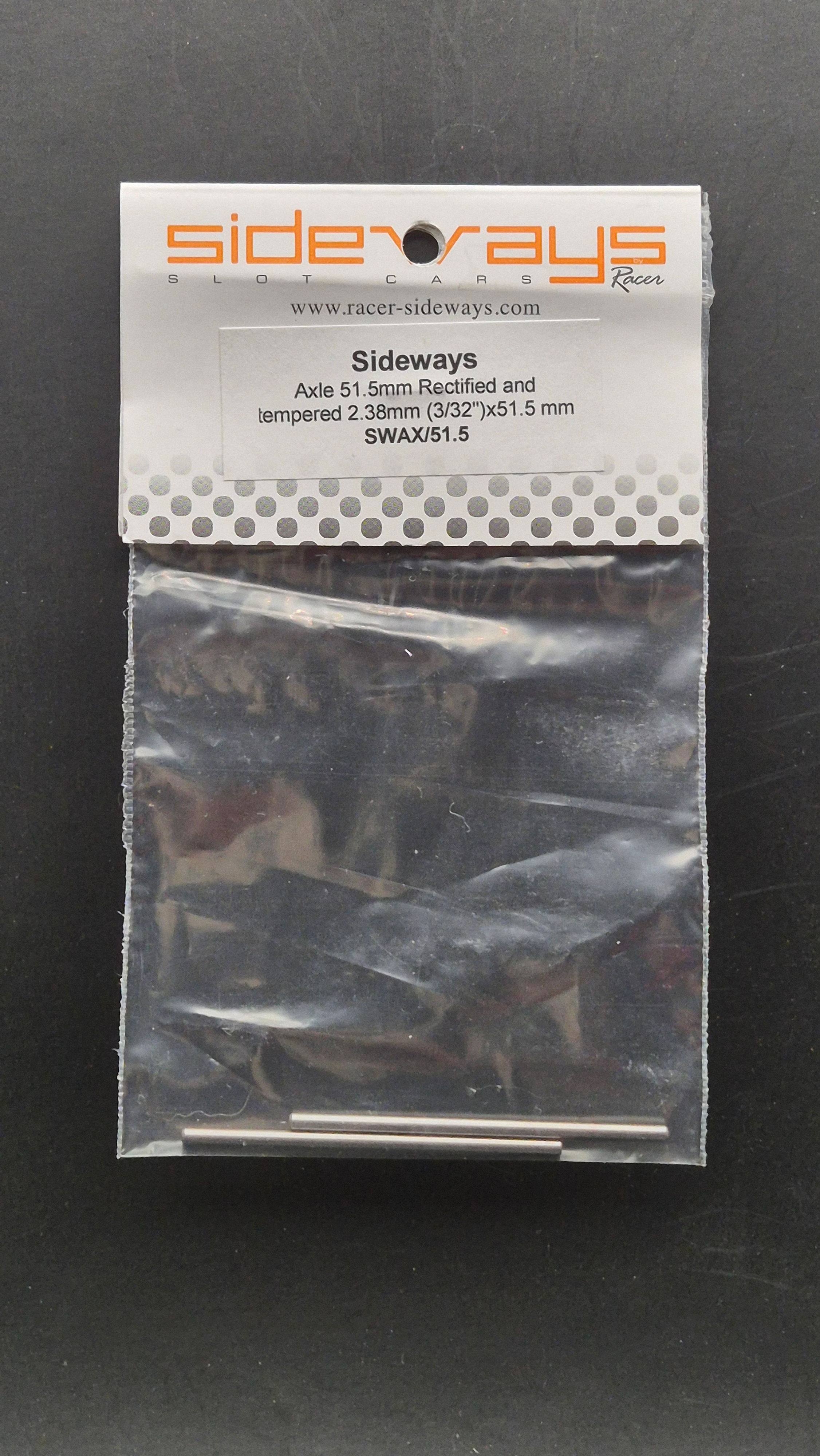 SWAX/51.5EVO	Axle 51.5 Rectified & Tempered 2.38mm 3/32 x 51.5mm