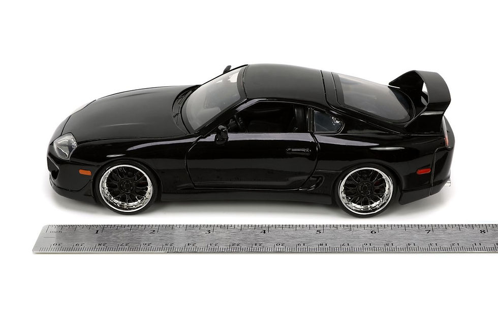 Thumbnail: 1/24 | FF | 1995 Toyota Supra, Fast 5 | Glossy Black | Window Box