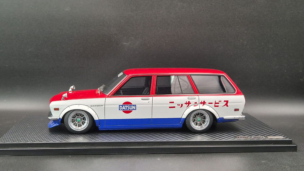 Thumbnail: Datsun Bluebird (510) Wagon Red/White/Blue