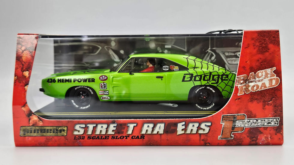 Hemi Charger-Black Widow Street Racer Green