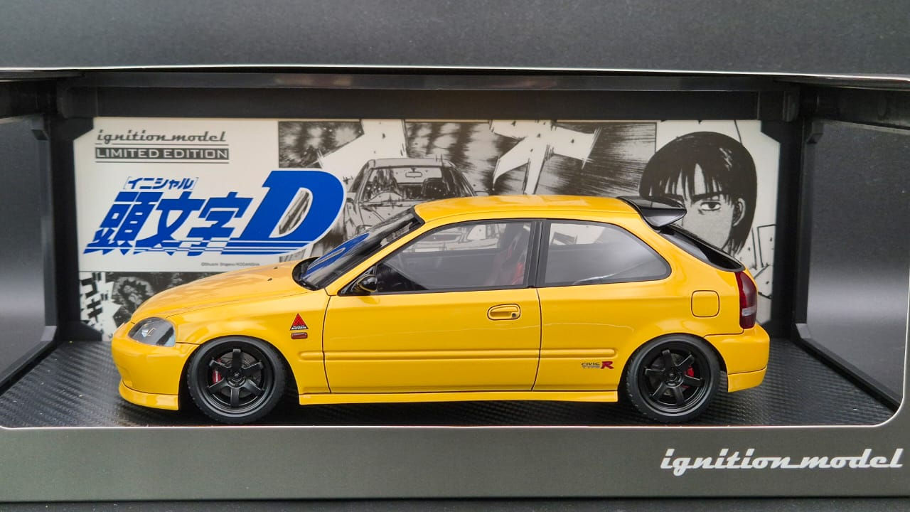 INITIAL D Honda CIVIC (EK9) Type R Yellow