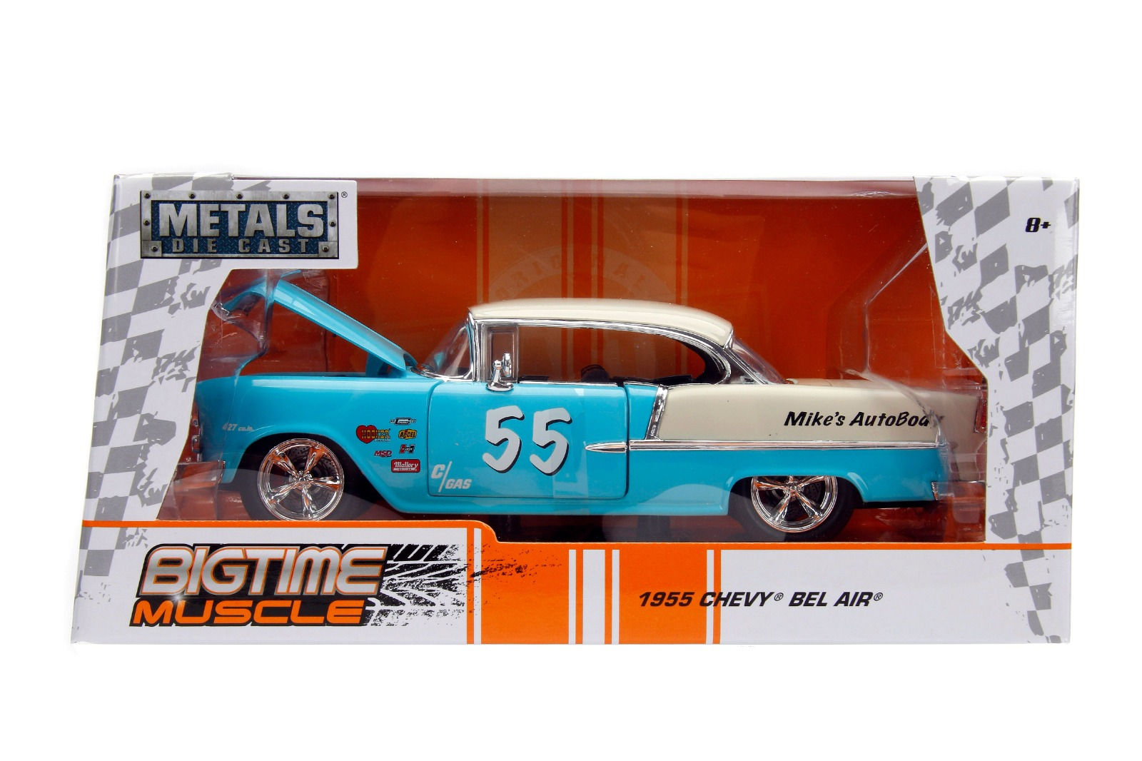 1/24 1955Chevy Bel Air-Glossy Baby Blue