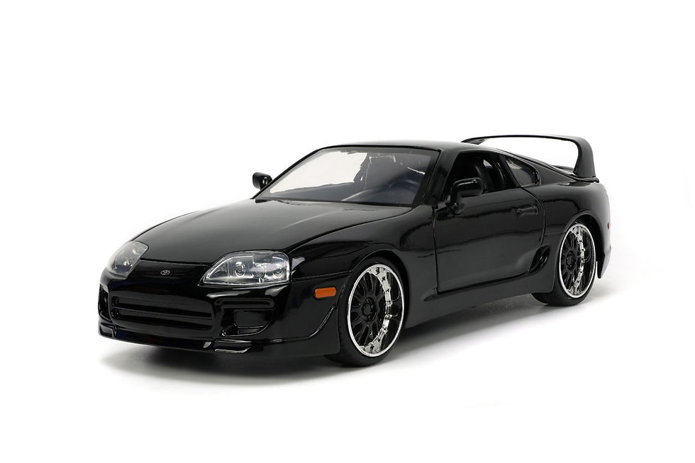Thumbnail: 1/24 | FF | 1995 Toyota Supra, Fast 5 | Glossy Black | Window Box