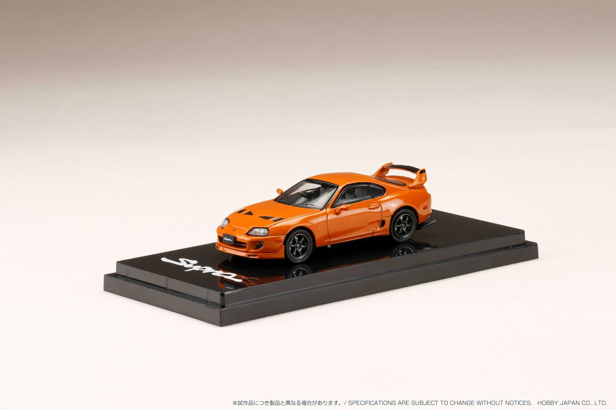 1/64 Toyota Supra (A80) JDM STYLE  Orange Metallic