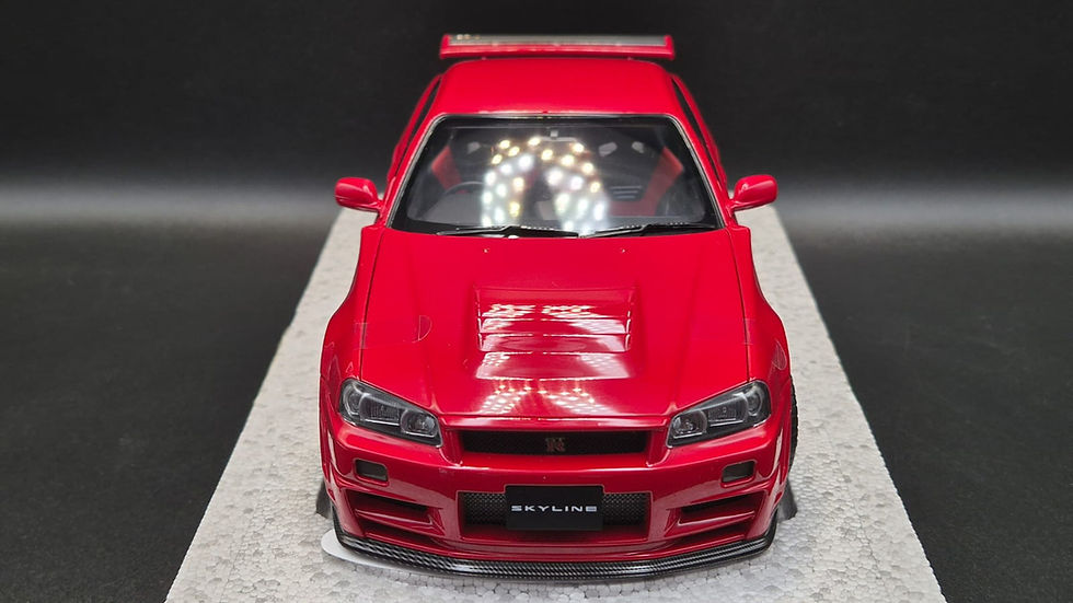 Thumbnail: Nissan Skyline GT-R (R34) Coupe Customized Version 1999 - Red