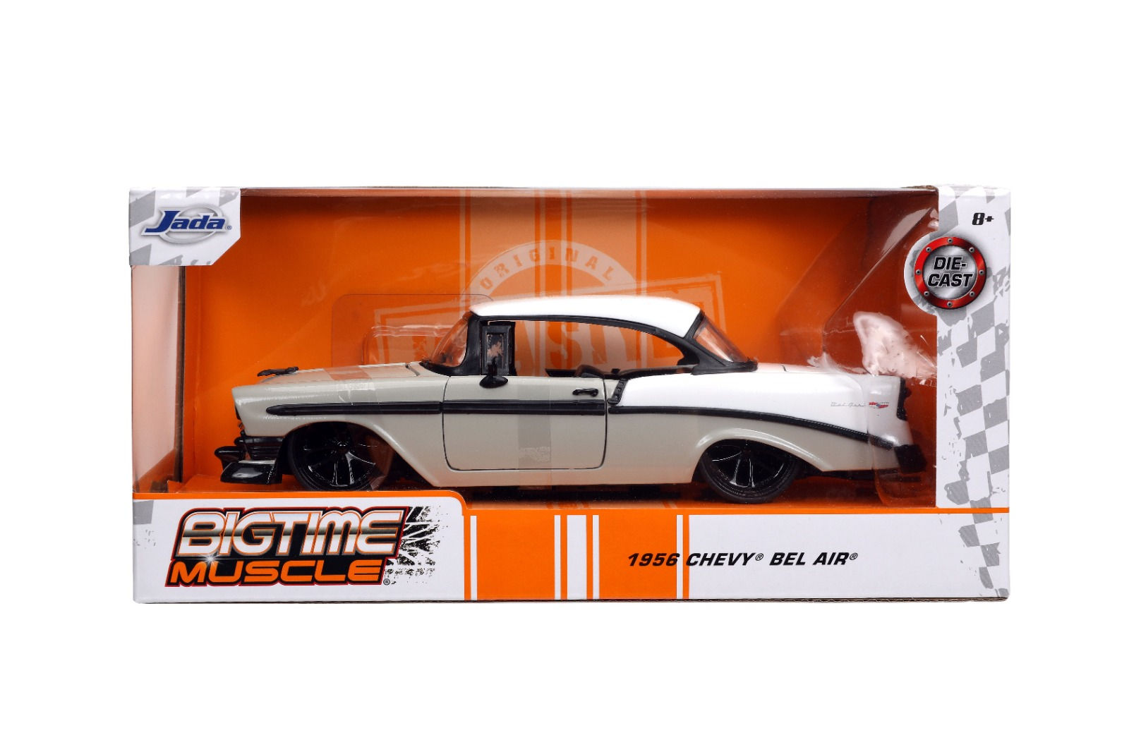 1/24 1956 Chevy Bel Air-Grey White