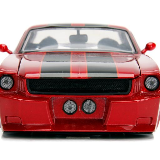 Thumbnail: 1965 Mustang Glossy Red with Black Stripes