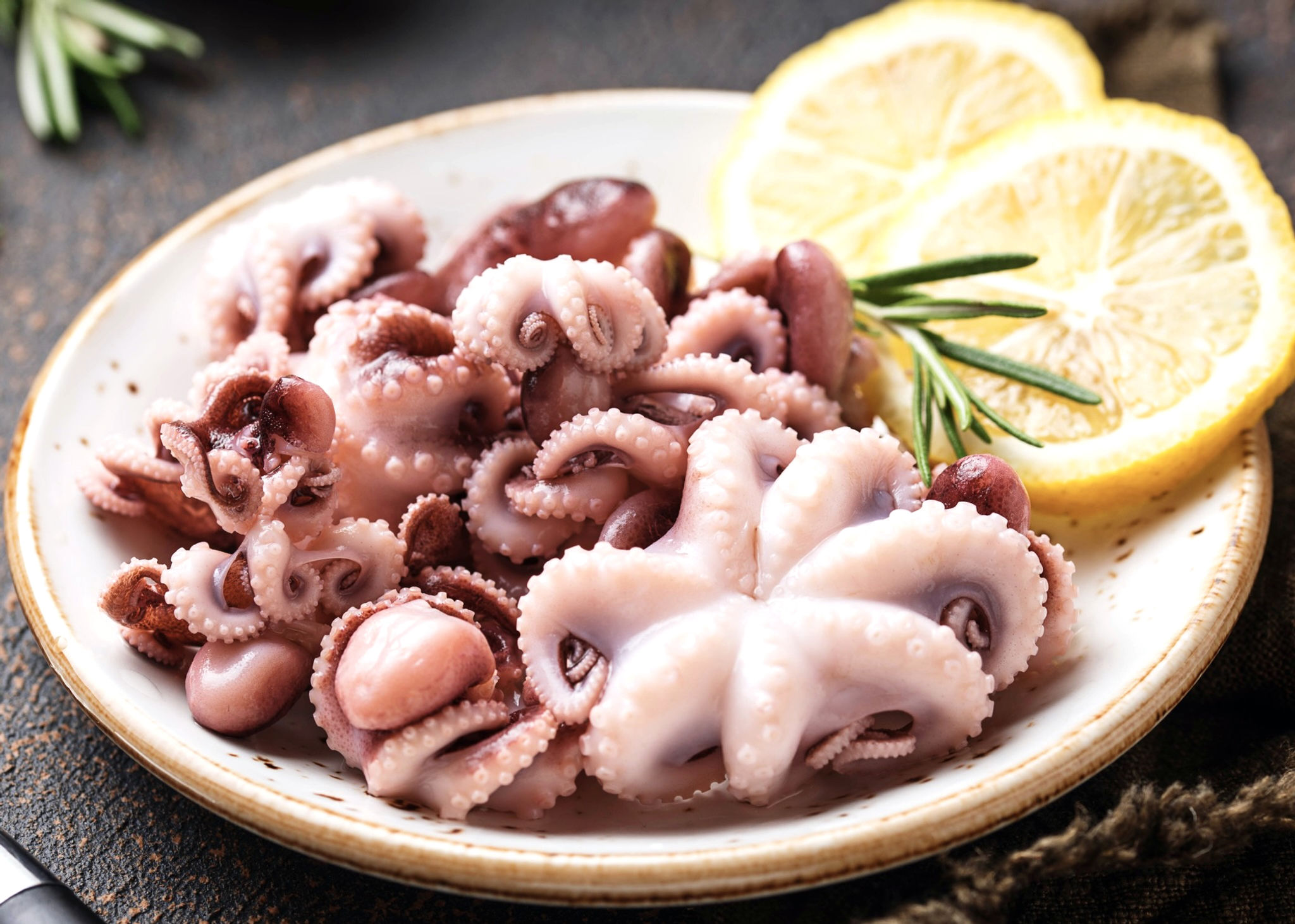 Frozen Boiled Octopus Sushi