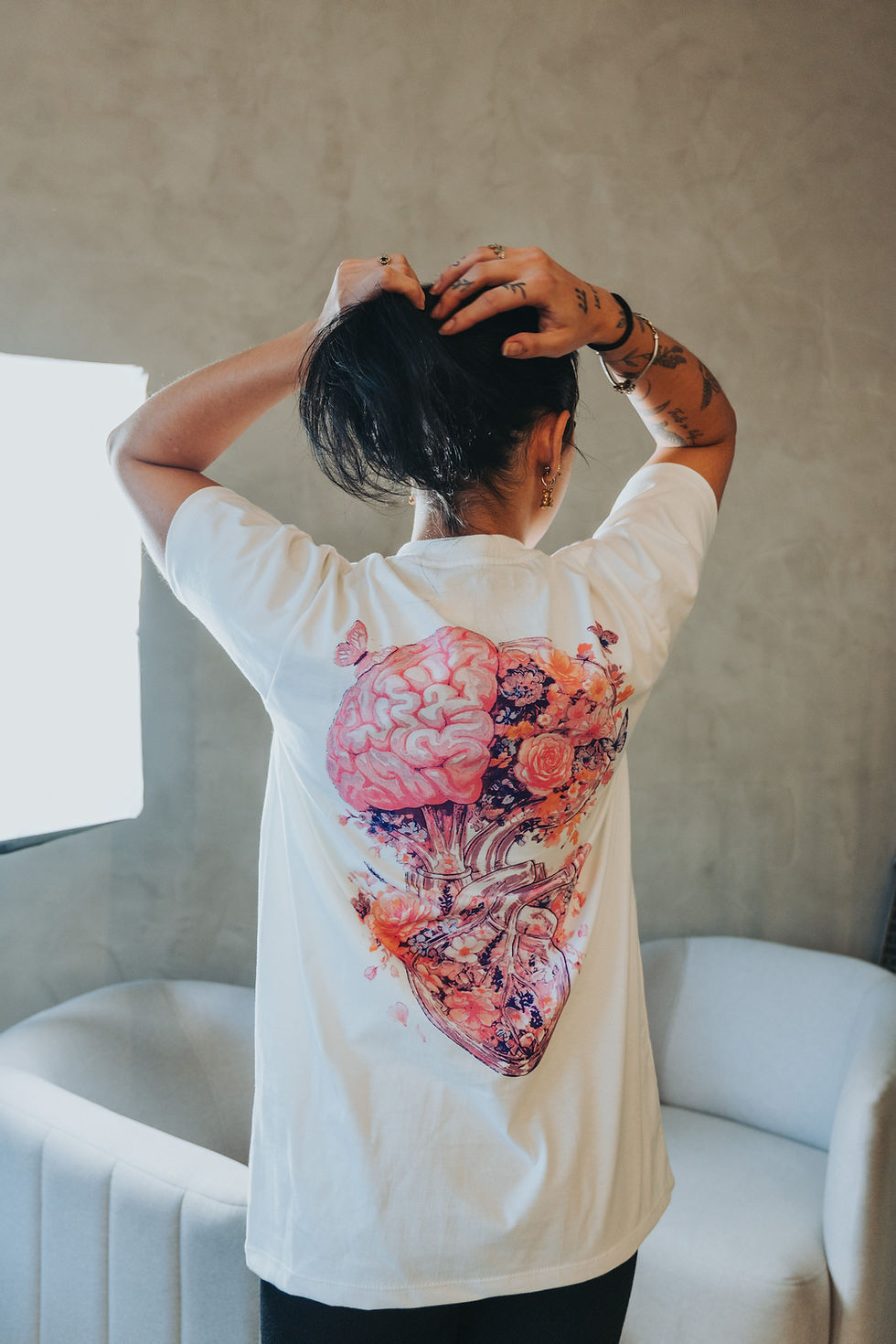 Miniatura: CAMISETA SHOCK CORAÇÃO OFF WHITE