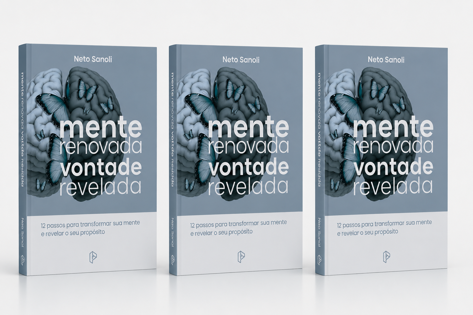 Kit c/ 3 Livros mente renovada, vontade revelada