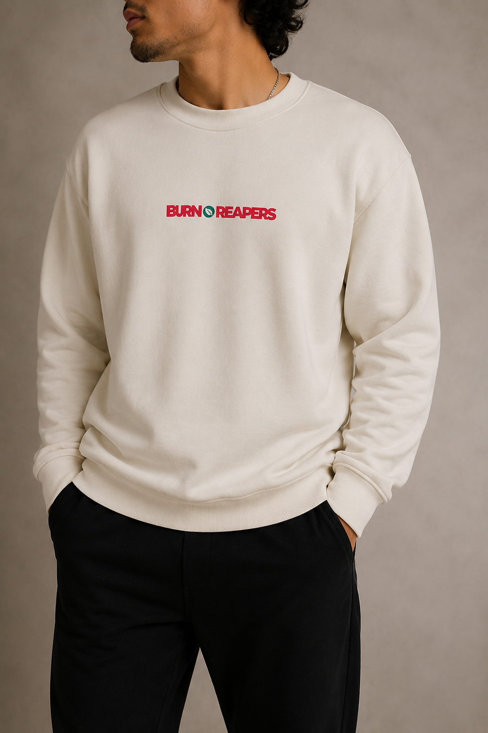 Miniatura: Blusa branca Burn reapers