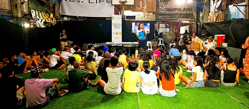 Discussing Climate Action Steps in Brgy. Happyland in Tondo