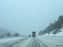 Driving in Colorado in the winter
