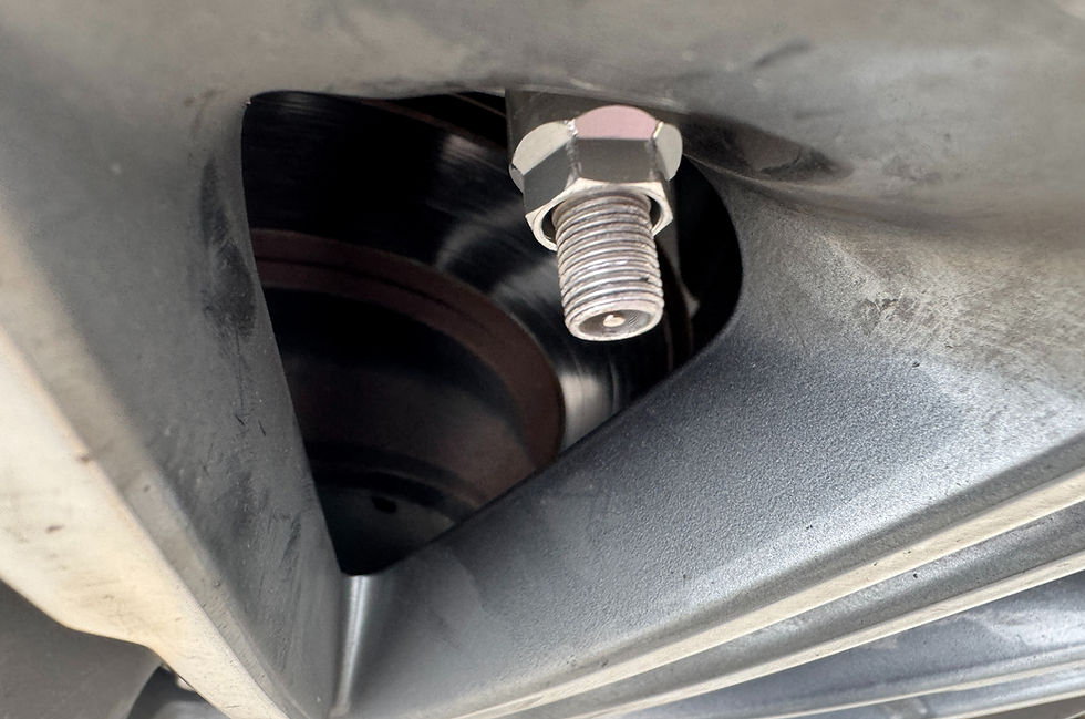 Recessed Valve Stem Caused by Discount Tire - Photo: © 2026 RoadTour.Net
