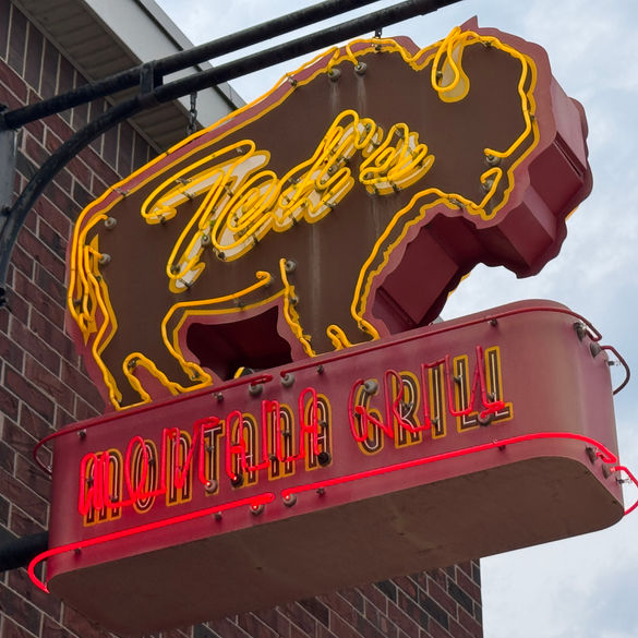 Ted's Montana Grill Neon Sign
