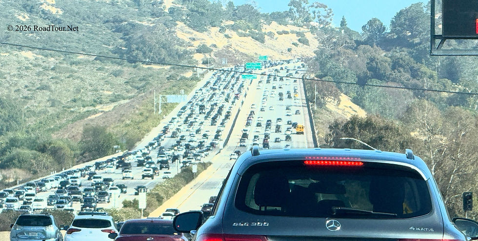 San Diego Metro Traffic on a Sunday - Photo: © 2026 RoadTour.Net