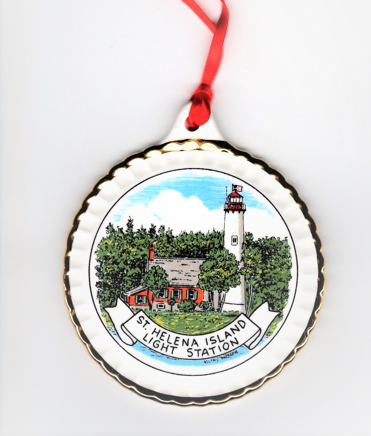 St. Helena Lighthouse Ornament