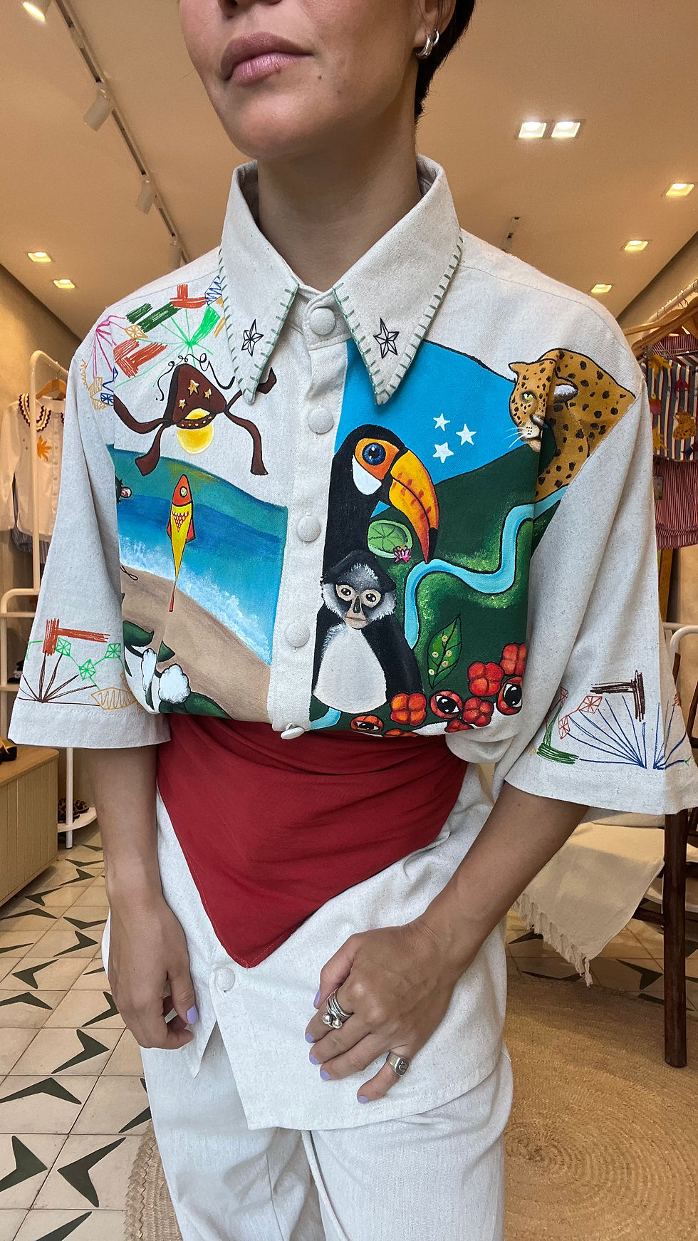 Miniatura: Camisa Vista-se de si. 