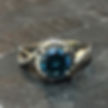 Blue Diamond Ring