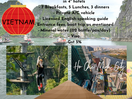 Not just the conical hats, but fascinating beach resorts and Unesco sites!